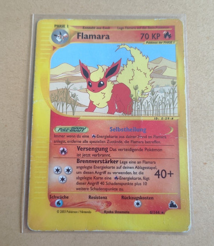 Pokémon karte flamara - karte,