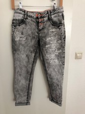 Damen SOCCX Denim grau Jeans