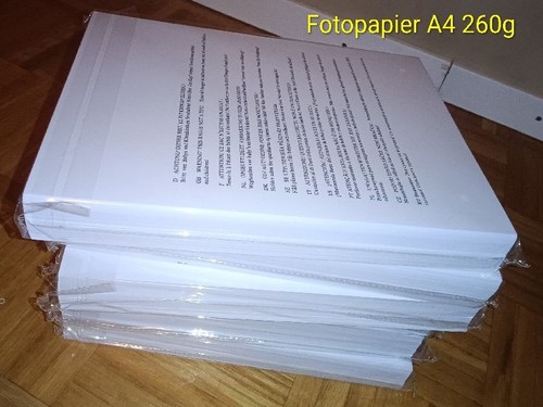 100 blatt fotopapier - blatt, ❌