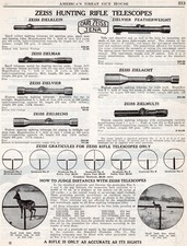 1941 Print Ad Carl Zeiss Jena