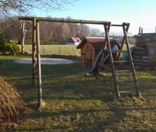 Verkaufe Klettergerüst mit Schaukel und Rutsche. Gebraucht aber guter Zustand.