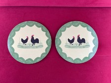 Passend zu Zeller Keramik - Hahn und Henne - 2 Stück Topfuntersetzer aus Resopal