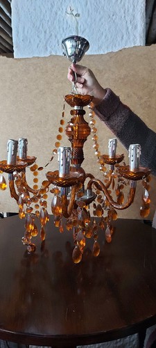 Kronleuchter braun kunststoff - kronleuchter,