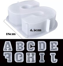 Silikon Backform Buchstabe