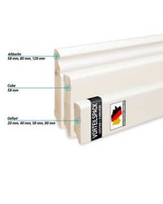 Sockelleiste Fußleisten weiß