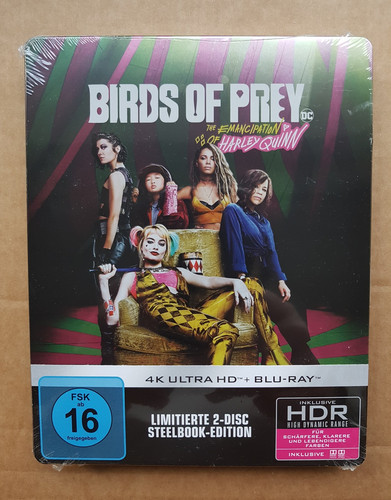Birds prey steelbook 4k - prey,