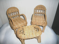  Korbmöbel Puppenstubenmöbel