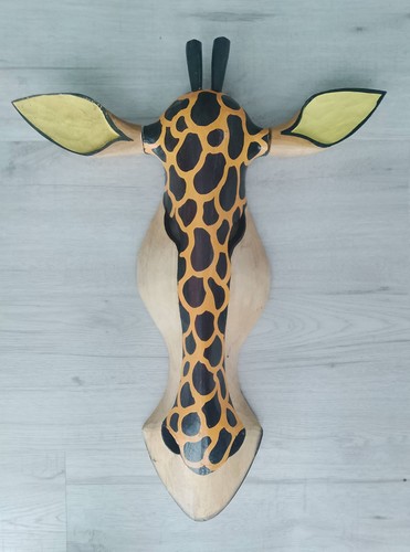 Holzmaske maske afrika giraffe - maske,