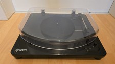 ION Air LP Plattenspieler – Bluetooth & USB, Schwarz, voll funktionsfähig
