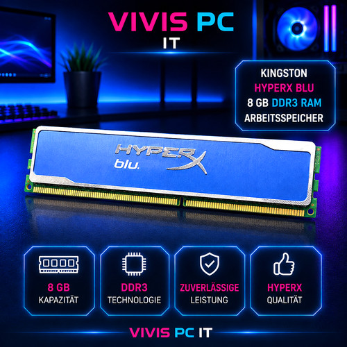 Kingston hyper blu gb - blu, ddr3