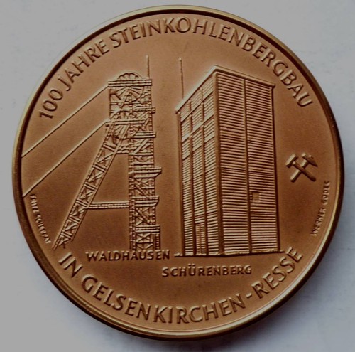 Bronze medaille 100 jahre - bronze,