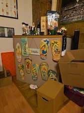 Holzschilder Deko Schilder HAWAI Strand Surfbrett Deko