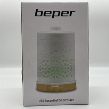Beper 70404 Duftzerstäuber aus Keramik Ultraschallvernebler 7 farbiges LED
