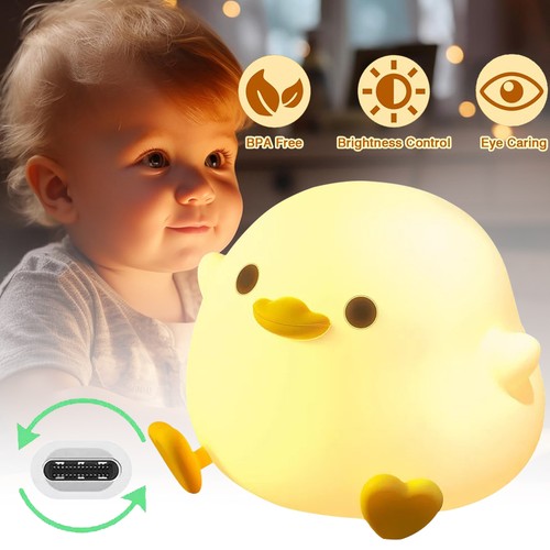 Led ente nachtlichte - nachtlichte, silikon