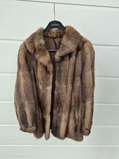 Bieberpelzjacke, Größe 46 -