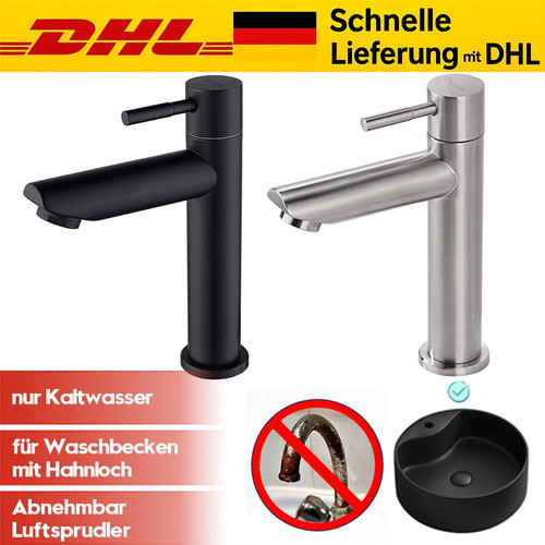 Edelstahl kaltwasserhahn - edelstahl,