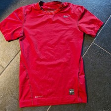 NIKE PRO Trainingsshirt Sportshirt, rot Gr. XS/S (S steht drin)