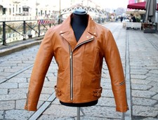 Herren Lederjacke Motorrad