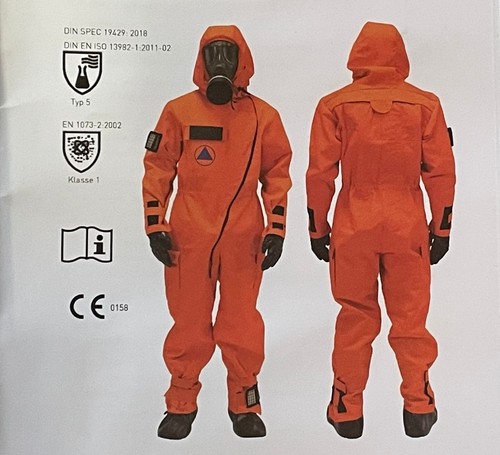 Cbrn schutzanzug overgarment - schutzanzug,