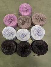 wolle farbverlauf bobbel paket glitzer