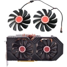 For XFX RX580 RX590 Black Wolf