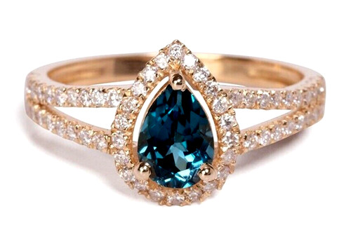 18ct natürlich rund diamant - 1.18ct,