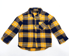 George Jungen Langarm Hemd Karieret Flanell Baumwolle in Gr. 86/92 (1,5-2 Jahre)