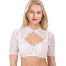 Dirndlbluse Damen, Spitze