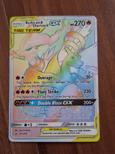 Pokemon karte reshiram glurak - pokemon,