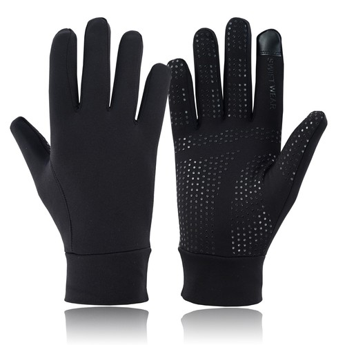 Herren laufhandschuhe schwarz - herren,