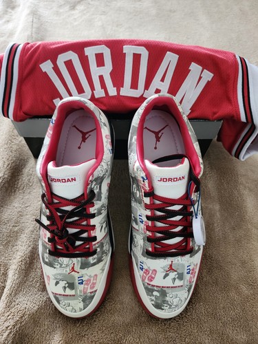 Nike air jordan newsprint shoe - jordan,