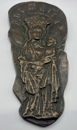 Ave maria bronze - maria, relief