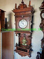 Lenzkirch Regulator Wanduhr Pendeluhr antik Uhrwerk alt Uhr Freischwinger Balkon