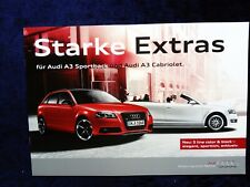 AUDI A3 Sportback und A3 Cabrioltet Zubehör Prospekt 05.2012