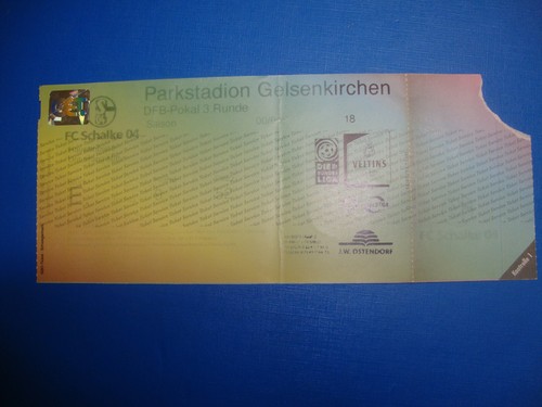 Ticket schalke 04 - 00/01,