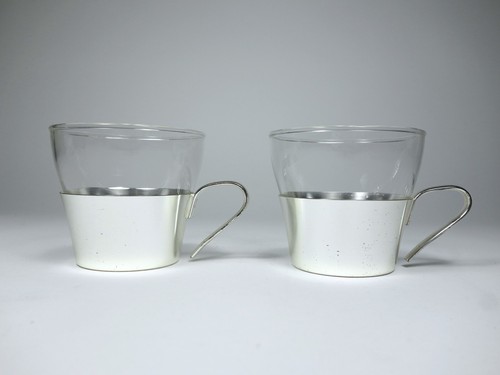 Wmf tee tassen - versilbert, 50er