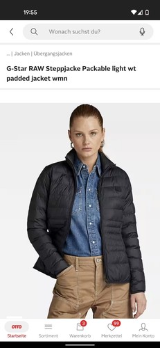 Damen jacke star raw - jacke,
