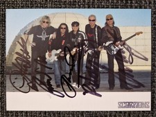 Scorpions Autogramm Karte