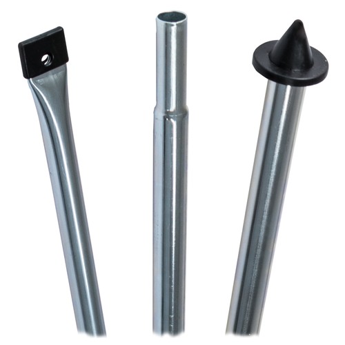 Stahl zeltstange mit - 2x,