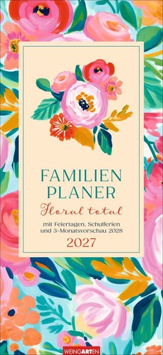 Floral total familienplaner - total,