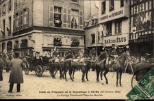 CPA Reims Marne, Visite du President de la Republique 1913,... - 4951360