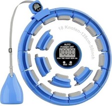Smart Hula Hoop Reifen Erwachsene mit Gewicht Kugel Zähler 18 Knoten 69-128cm