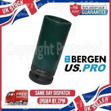 1/2 ZOLL VIERKANT 22 MM 6PT 6 PUNKT TIEFE SCHLAG LEICHTMETALLFELGE NUSS SECHSKANT TIEFE STECKSCHLÜSSEL