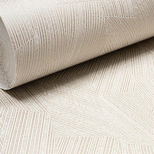Creme gold metallic - creme, tapete
