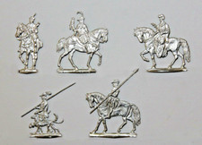 Zinnflachfiguren: Falkenjagd im Mittelalter , 30mm -1