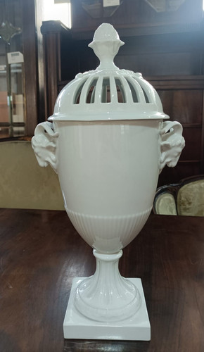 Dresdner porzellan deckelvase - porzellan,