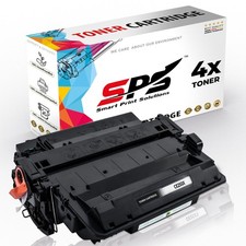 4x Toner 55X CE255X Schwarz