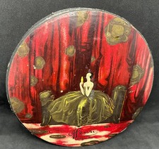 antike alte Pappschachtel Konfekt Schokolade HENRI Frankreich Art Déco 1920er