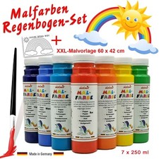 Malfarbe 7er regenbogen set - malfarbe, je