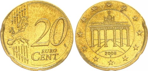 Deutschland fehlprägung 20 - deutschland,